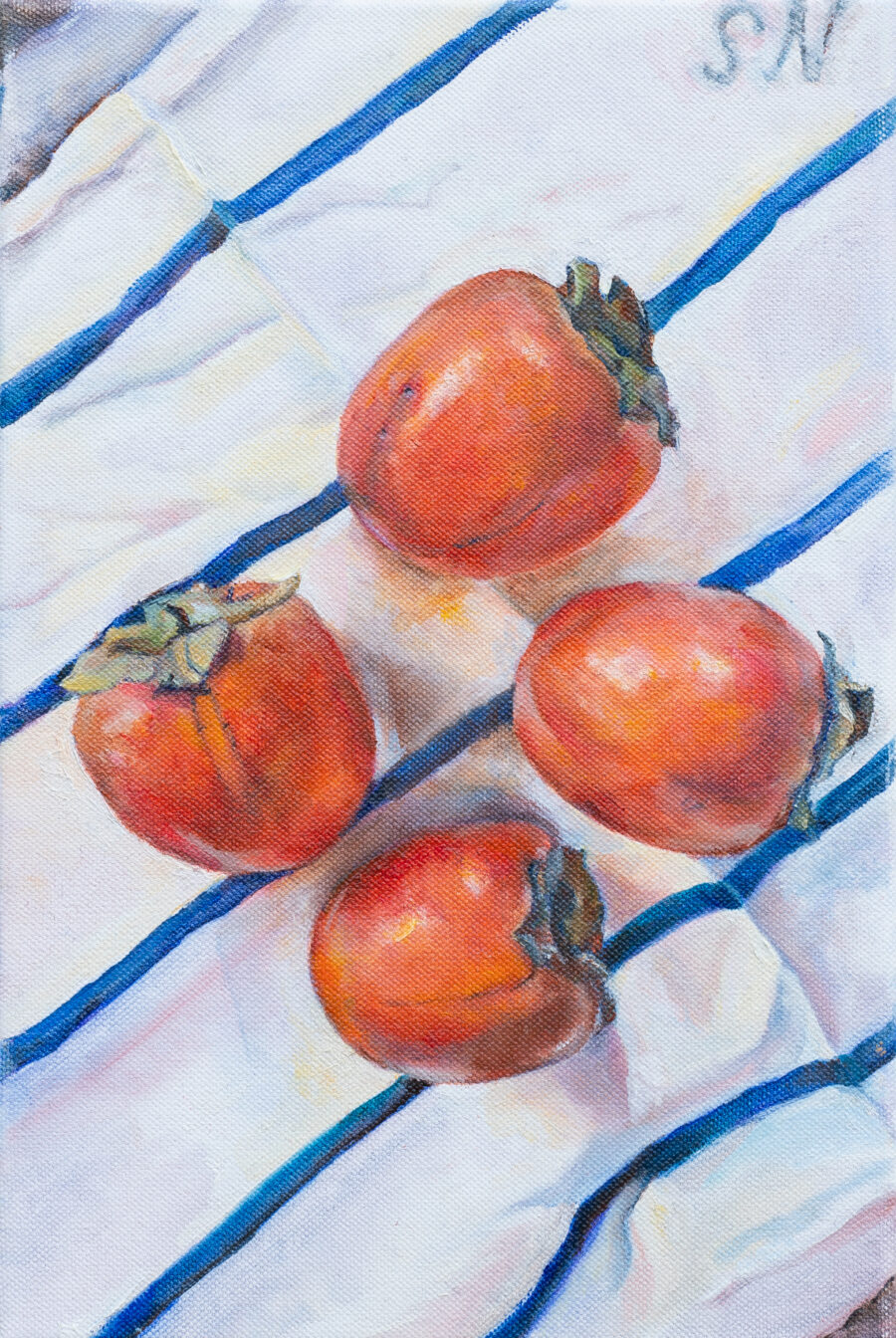 Nature morte aux kakis