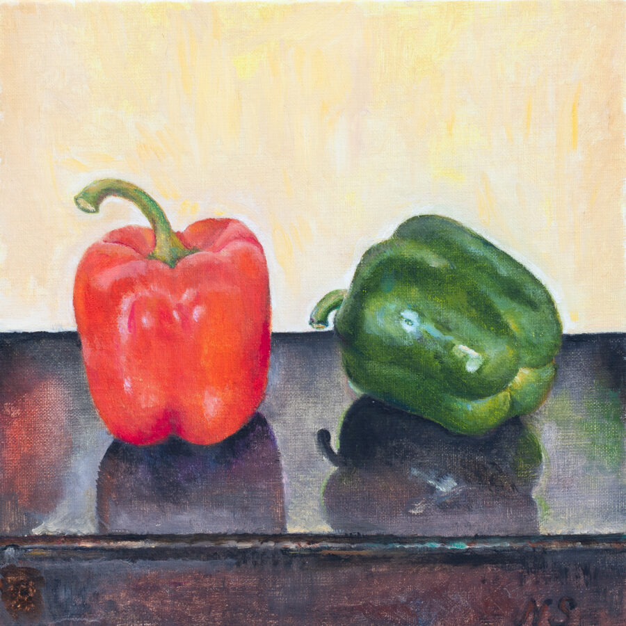 Red and green (Nature morte aux poivrons)