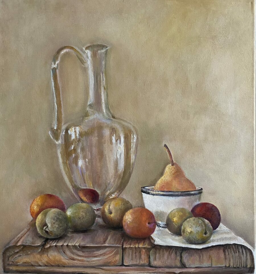 Carafe et prunes