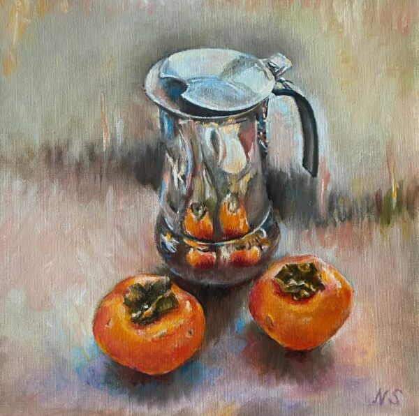 Persimmon & Coffee Pot